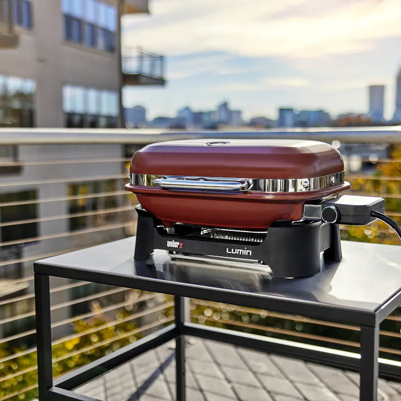 LUMIN COMPACT-ELEKTRISCHE BARBECUE - Crimson