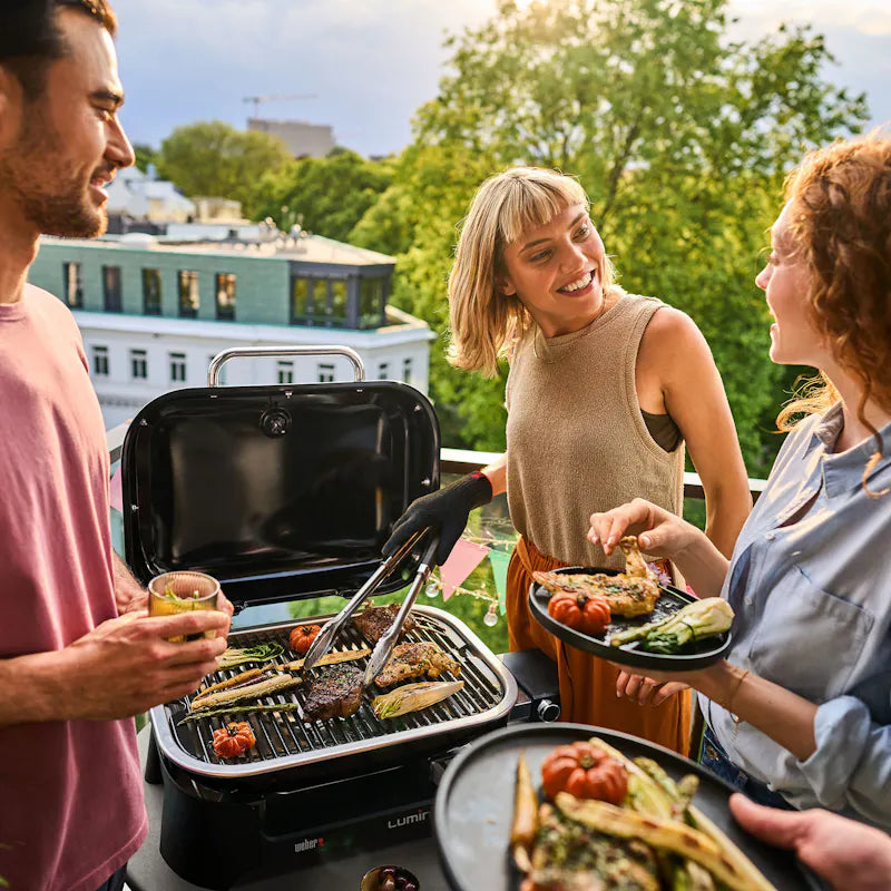 LUMIN-ELEKTRISCHE BARBECUE - Zwart