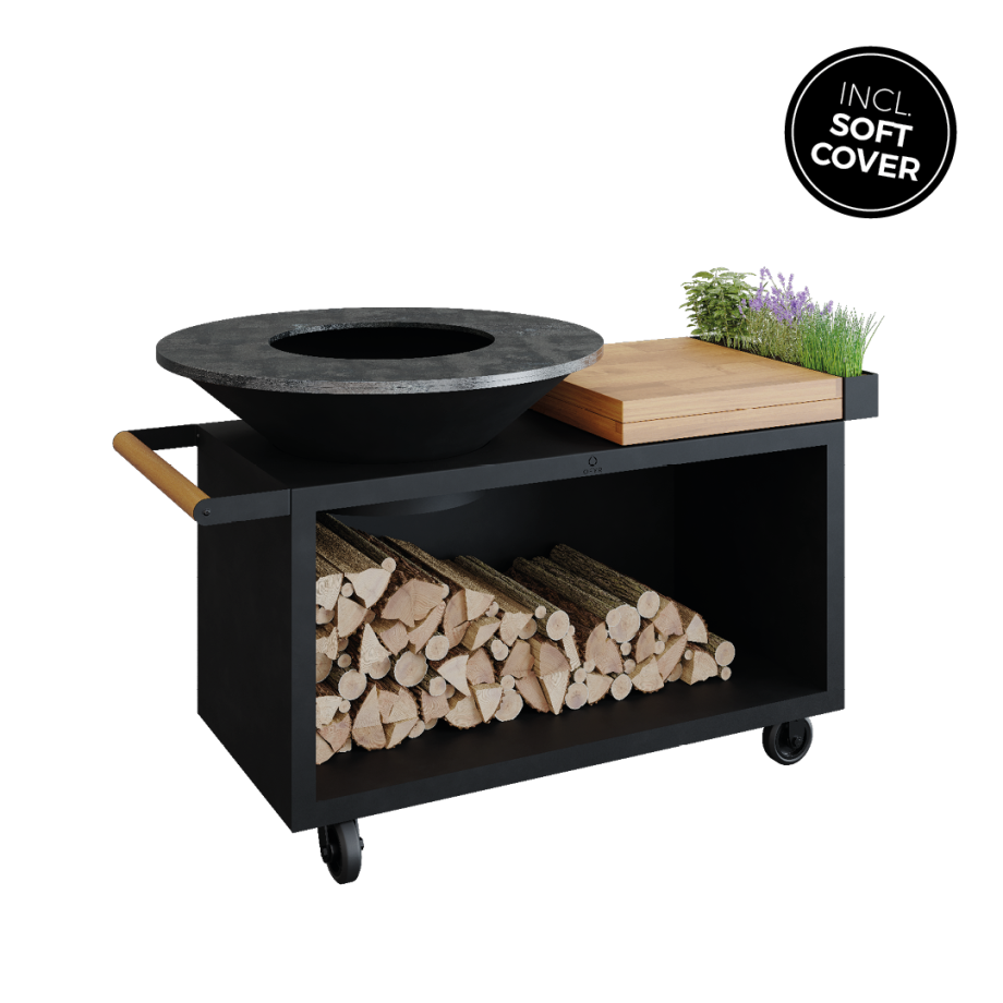 OFYR Island Black 100 PRO Teak Hout