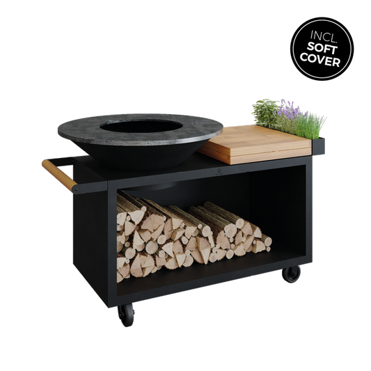 OFYR Island Black 100 PRO Teak Hout